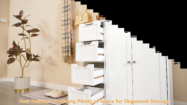 Amazon.com: Yaheetech Wooden Bathroom Floor Cabinet, Side Storage